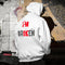 Men's I'M Broken Printed Gym Hoodie